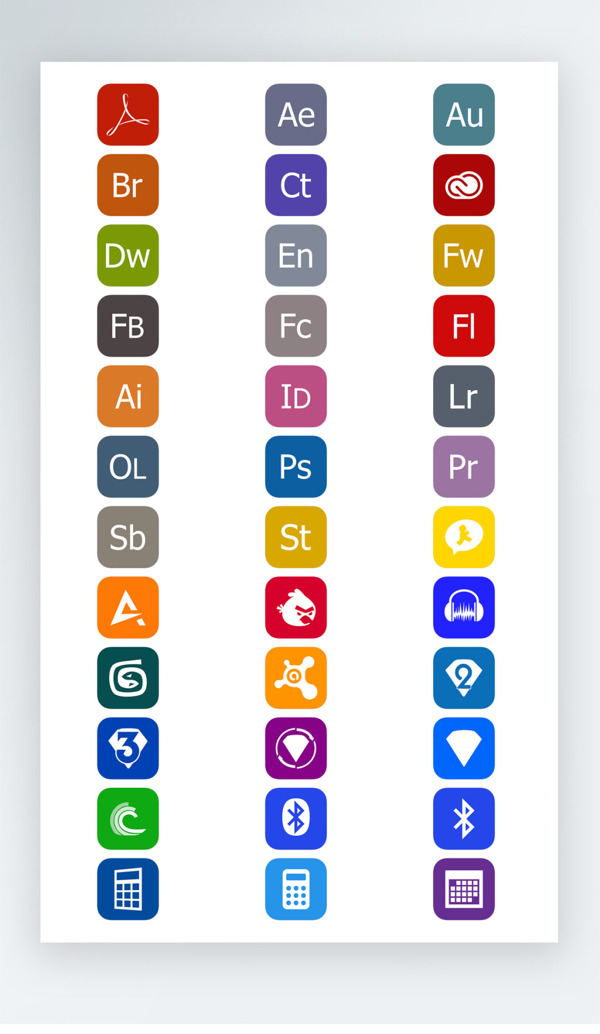 网页图标彩色写实图标icon