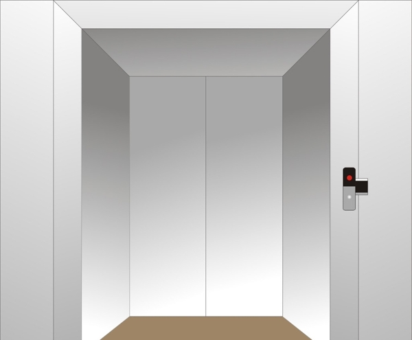 电梯门口图片