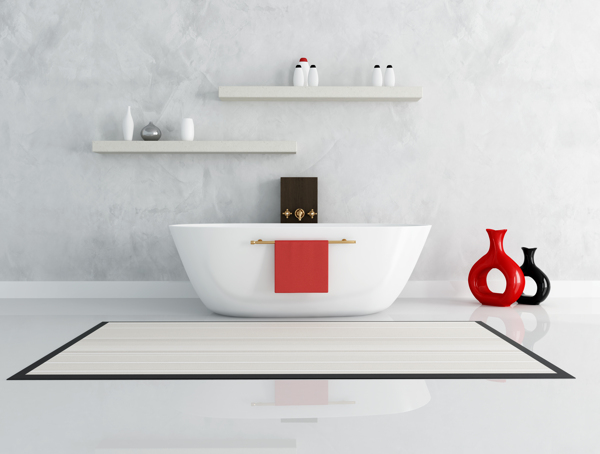 现代浴室高清图素材