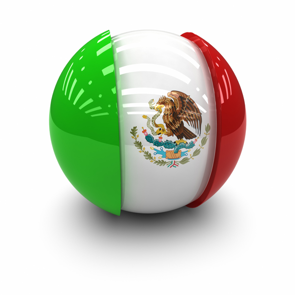 墨西哥国旗球体图片