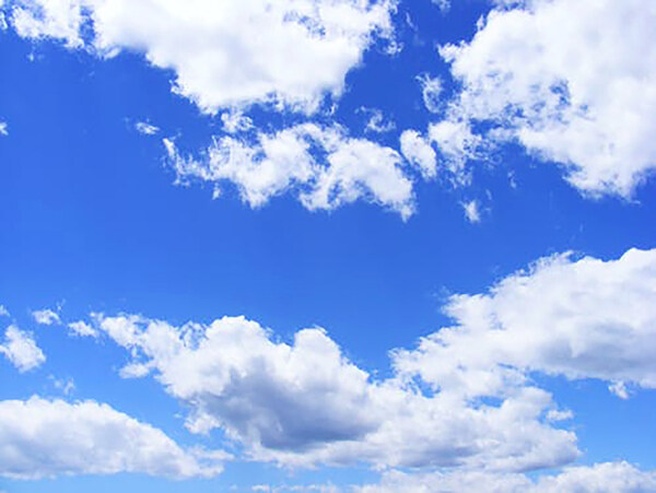 蓝天白云简洁大气