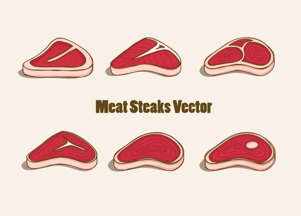 肉矢量图