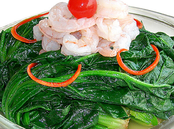 虾仁菠菜图片