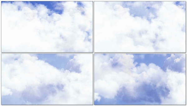 天空云层动态素视频素材