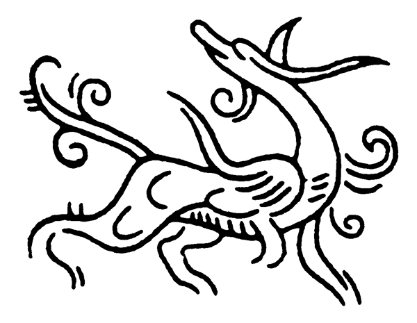 动物图案中国传统图案秦汉时期图案045