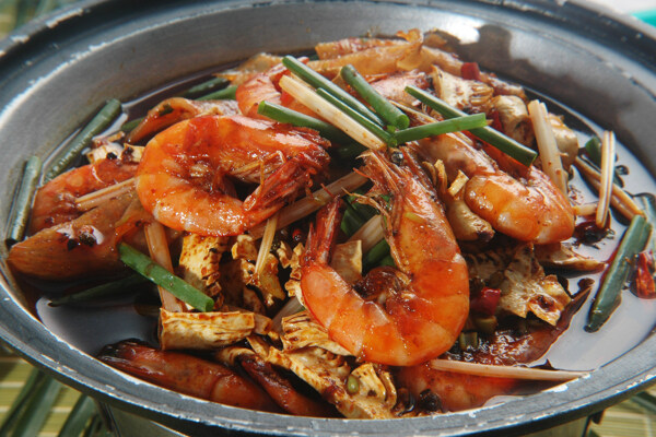 干锅大虾图片