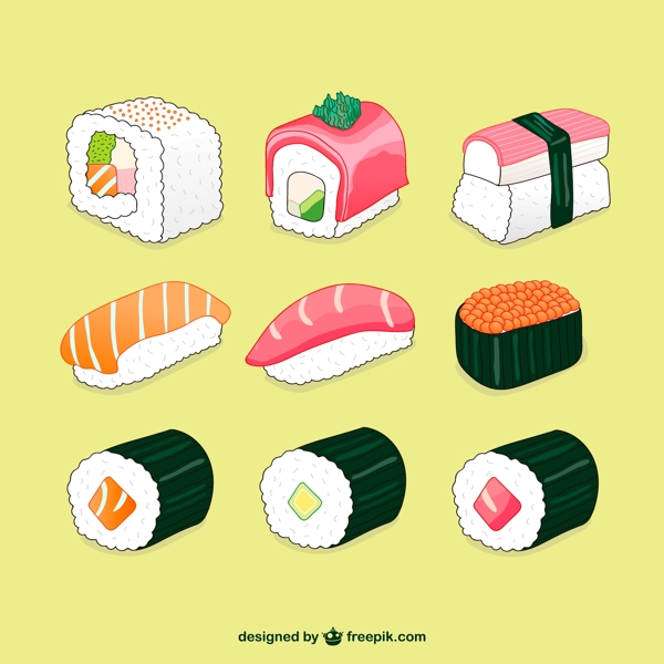 美味日式寿司图片