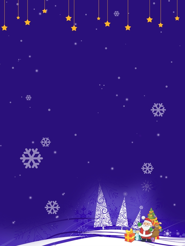 紫色圣诞节平安夜背景