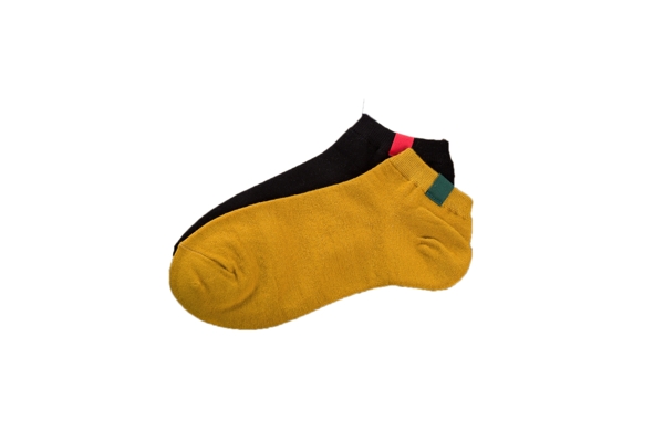 舒适袜子黄色黑色