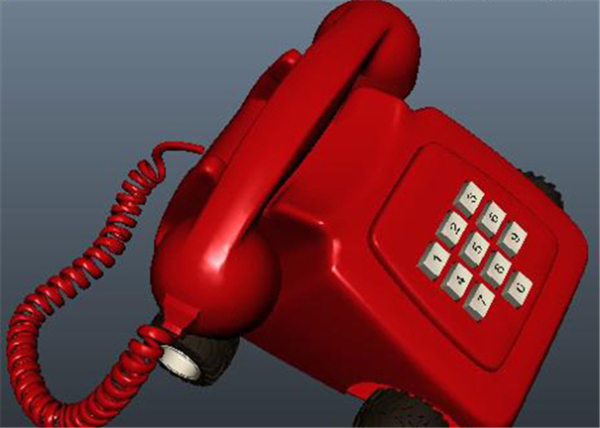 红色电话游戏模型