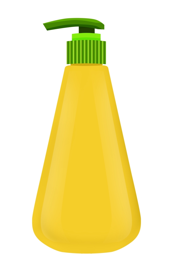黄色洗发水生活用品