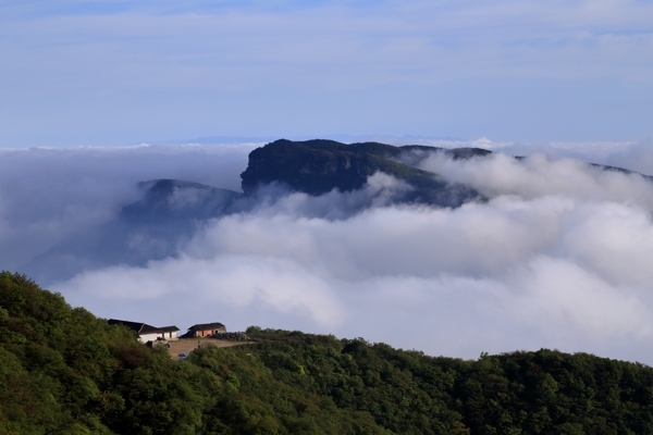 四川光雾山云海风景