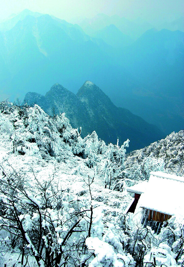 娄山关雪景图片