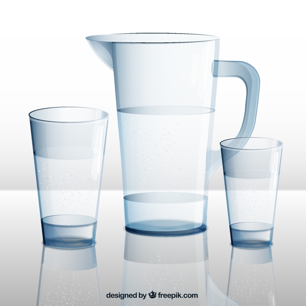 水杯杯子AI矢量