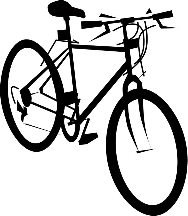自行车交通工具矢量素材EPS格式0035