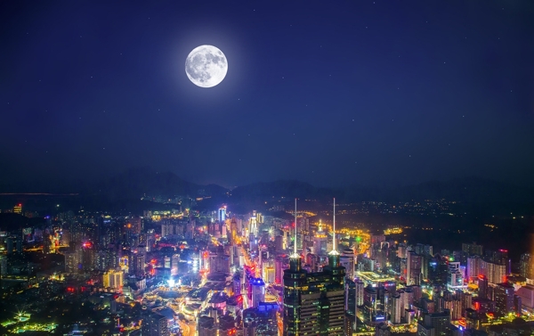 中秋夜景