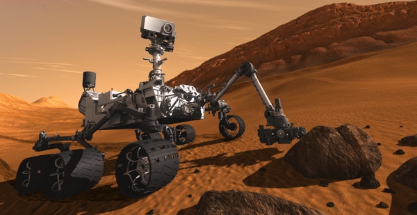 好奇号火星探测器图片