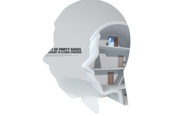 人类头部轮廓创意设计PSD分层素材
