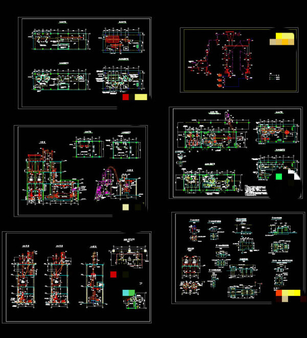 煤粉制备CAD机械图纸