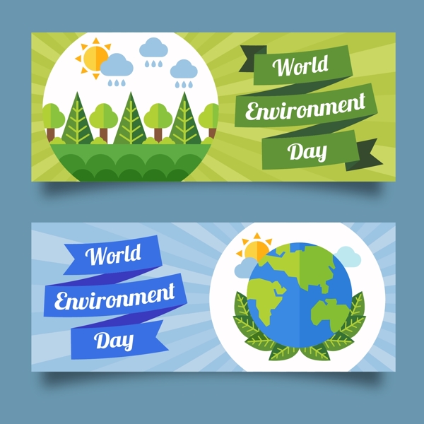 世界环境保护日的横幅