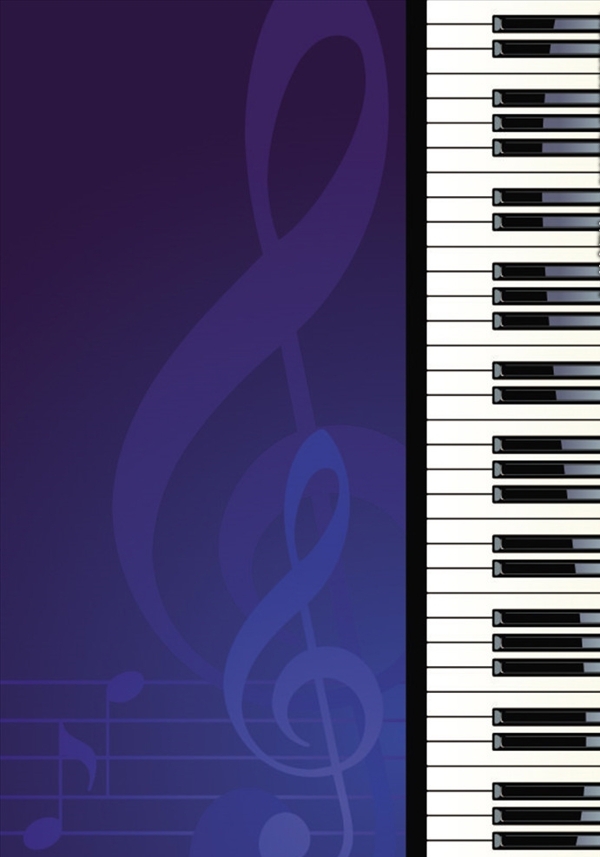 钢琴键盘音乐符号