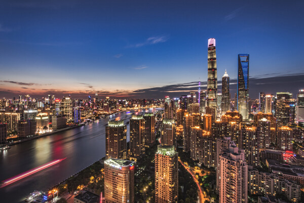上海城市夜景图片