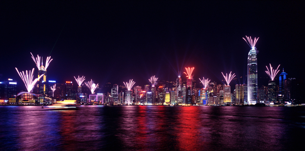 香港夜景图片