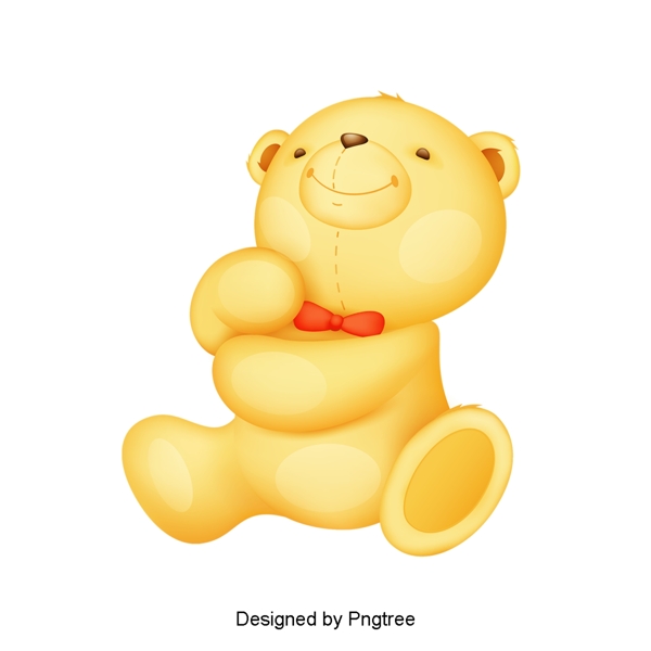 卡通可爱棕熊抱抱设计图