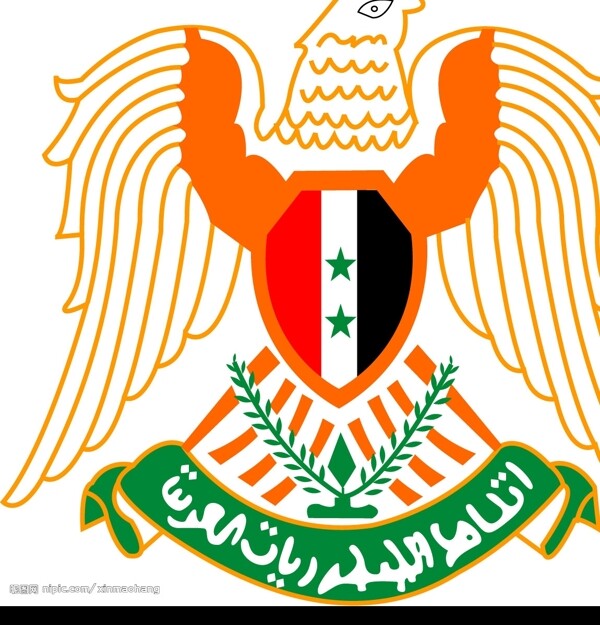 叙利亚国徽图片