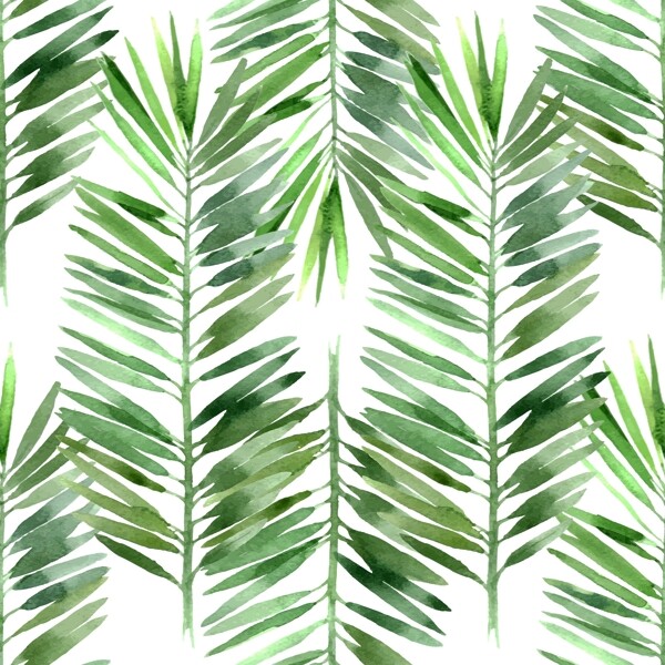 绿色清新植物叶子纹理
