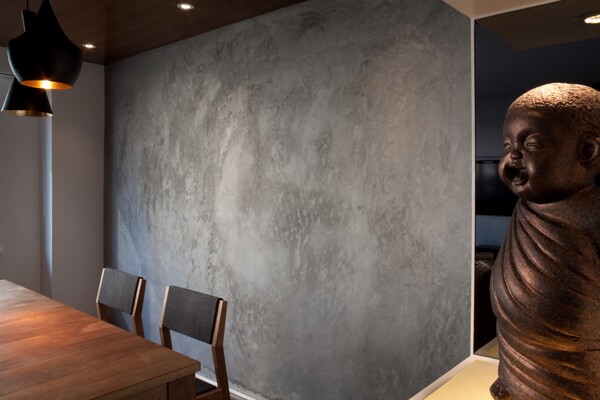 现代简约餐厅背景墙设计图