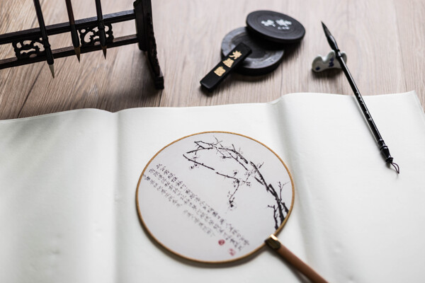 中国风笔墨纸砚