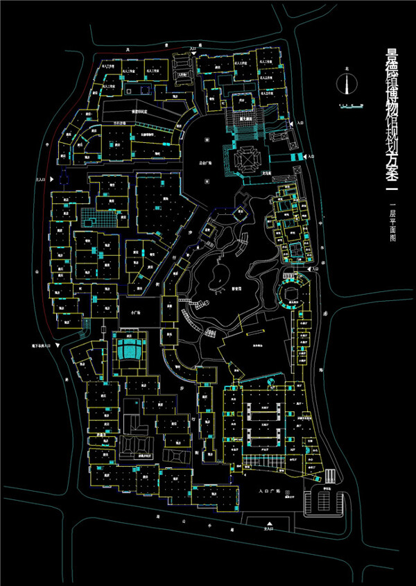 博物馆建筑设计CAD图纸