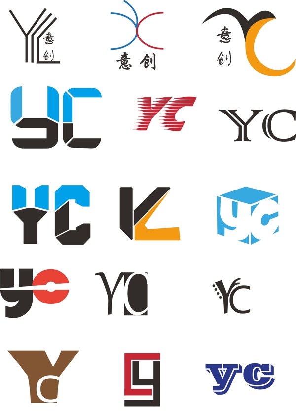 yc创意logo图片