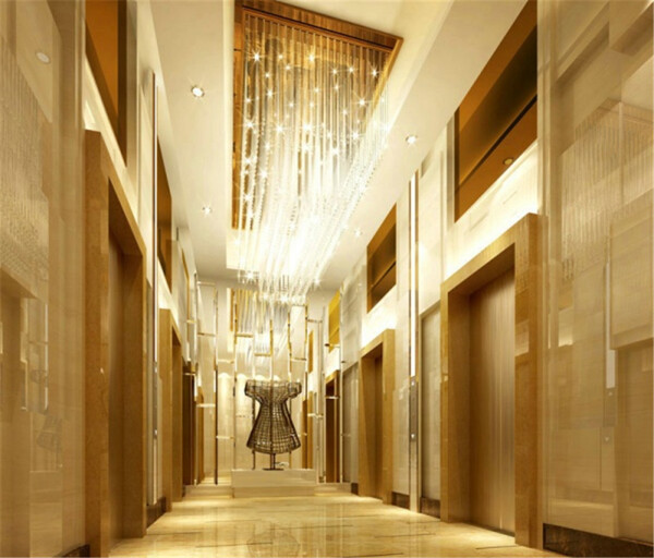 大堂电梯走廊装饰模型