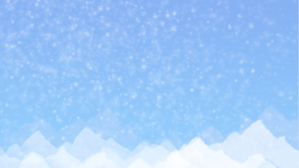 蓝色简洁天空大雪雪山背景