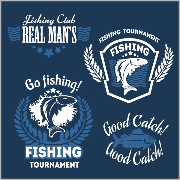 钓鱼俱乐部标志