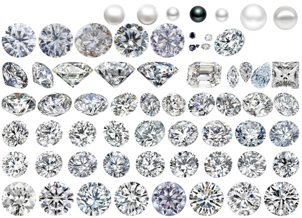 钻石珍珠素材