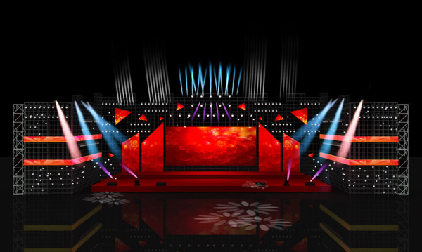 大型舞台设计演唱会舞台效果MAX