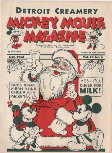 位图卡通动物米老鼠人物圣诞老人免费素材