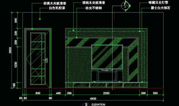 CAD之复式住宅