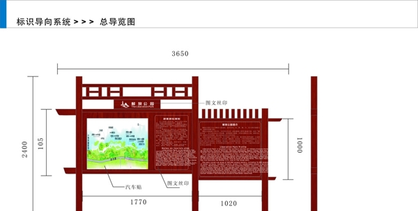 导视牌素材图片