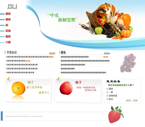 水果类网站图片