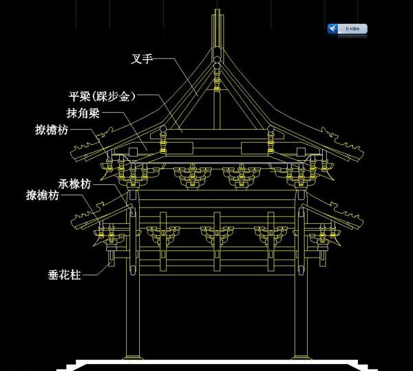 圣母殿侧面大样