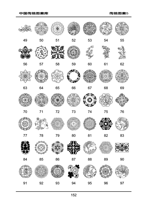 中国传统图案矢量素材大全5