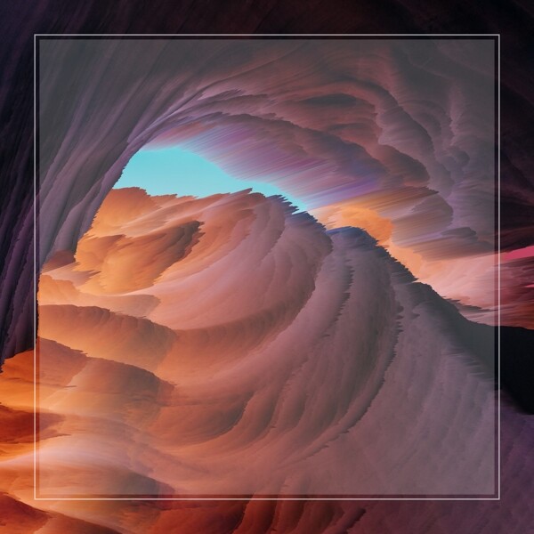大气梦幻沙漠山洞背景