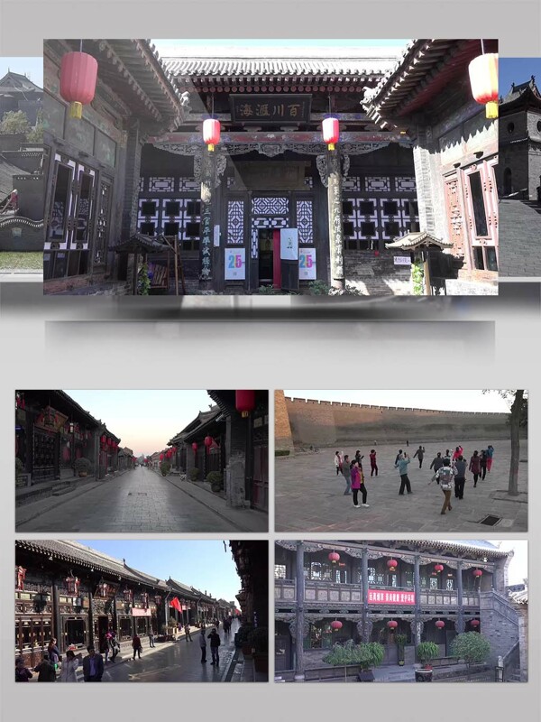 4K超清实拍山西平遥古城旅游宣传视频素材