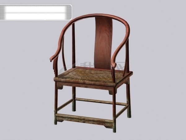 3d简约木椅