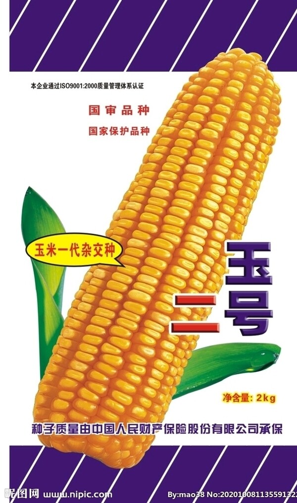 玉米种包装图片