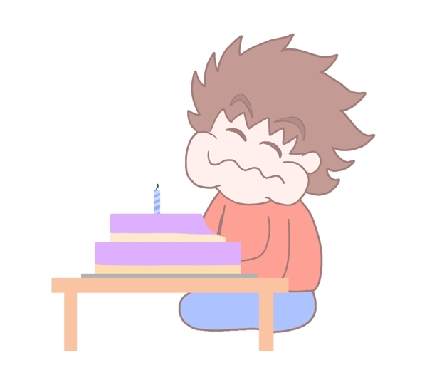 生日蛋糕小孩